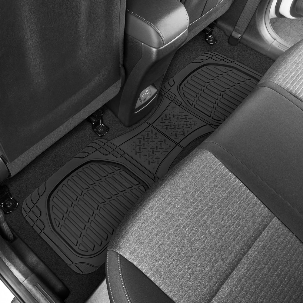 Motor Trend FlexTough floor liner protects car interior in all weather.