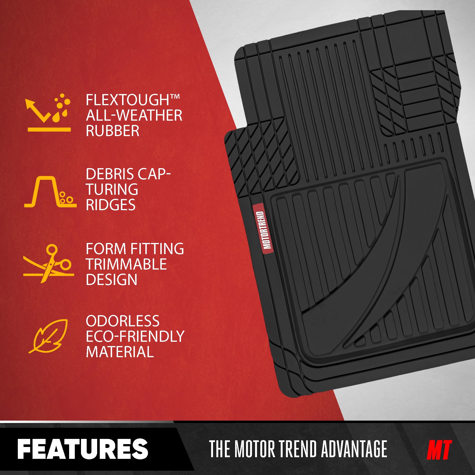 Motor Trend FlexTough trim lines enable a custom fit for many vehicles.
