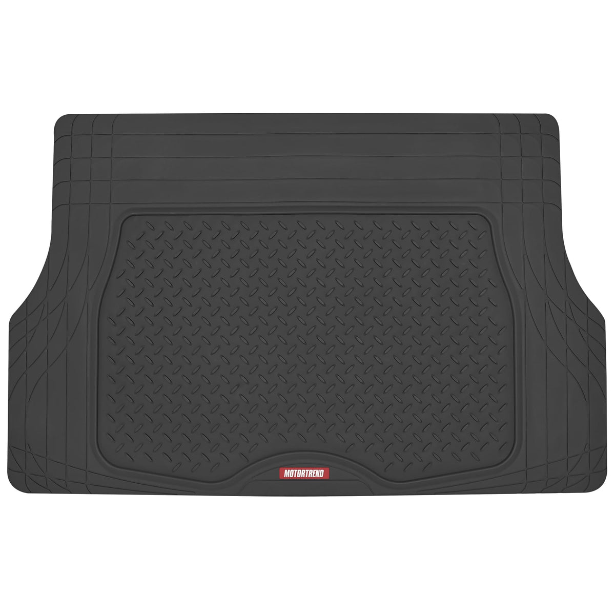 Motor Trend heavy-duty cargo liner for trunk with rugged protection against spills