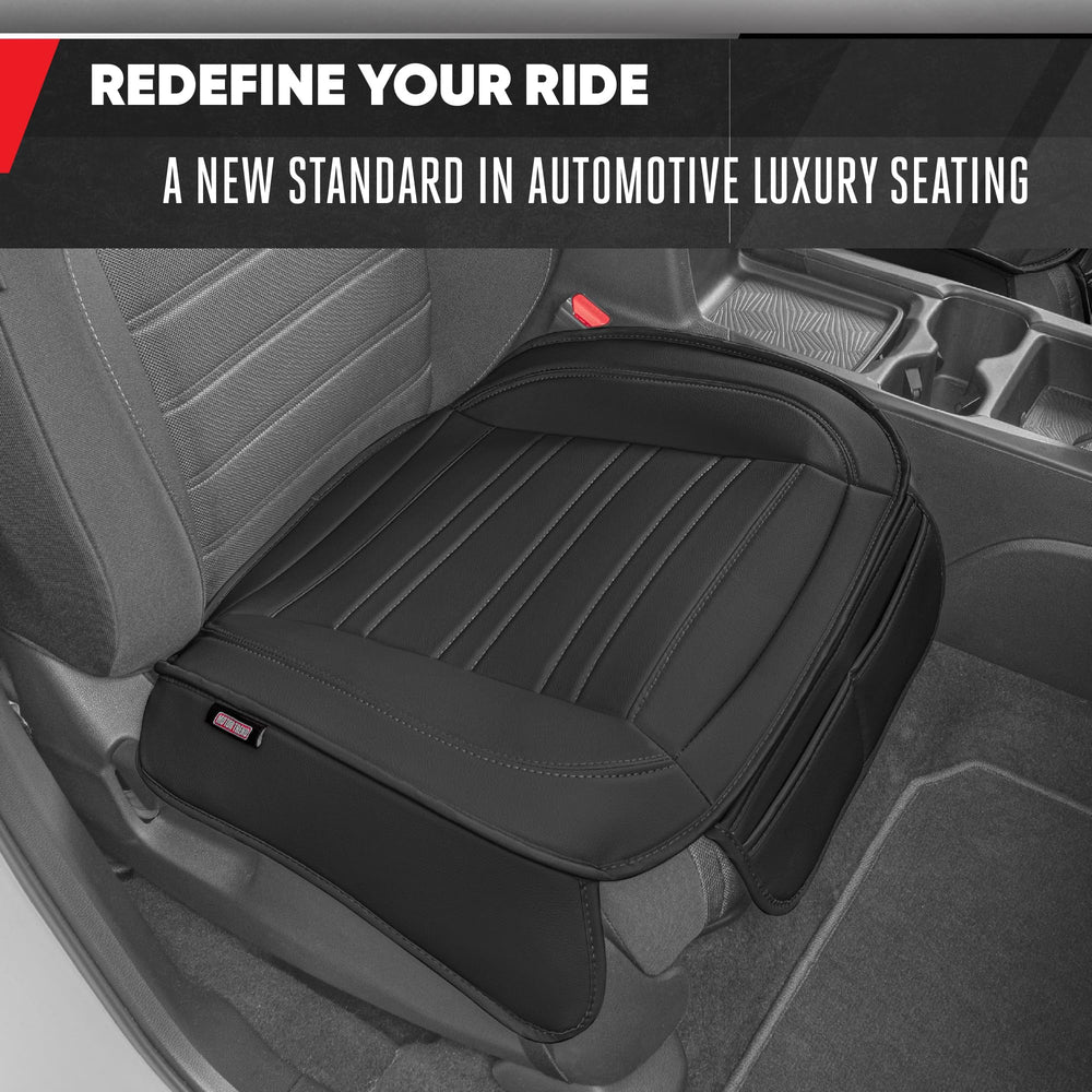 Motor Trend non-slip back design prevents shifting during entry and exit