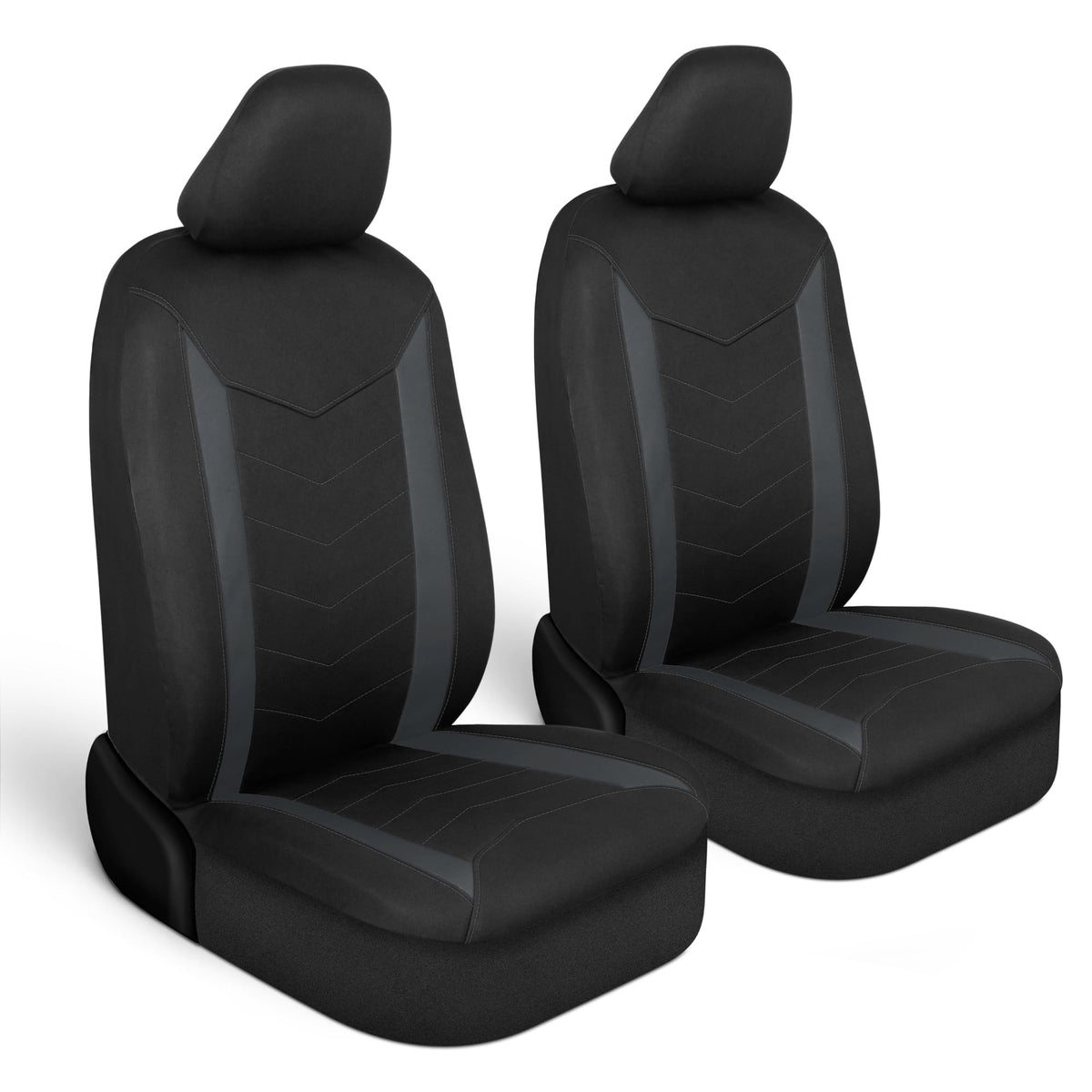 Motor Trend SpillGuard 2 charcoal gray front seat cover protects against spills and wear.