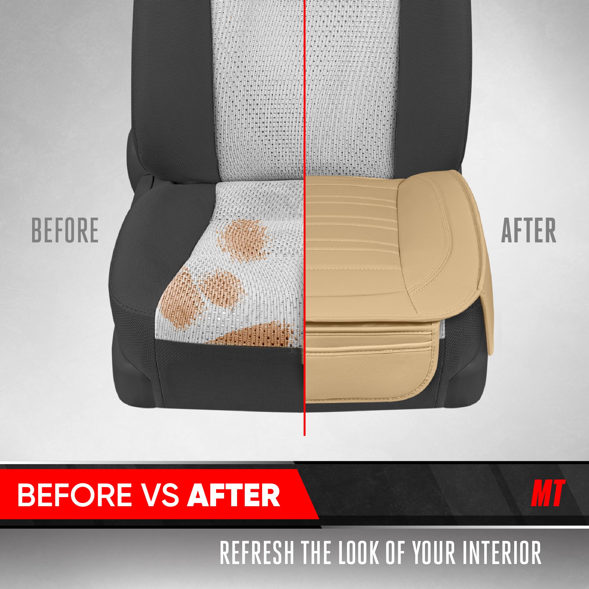Motor Trend universal fit seat cover fits most vehicles for simple installation