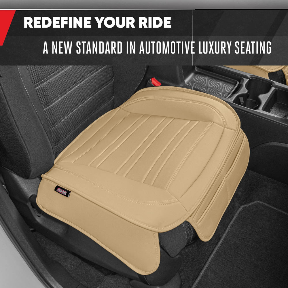 Motor Trend waterproof seat cover is easy to wipe clean after spills