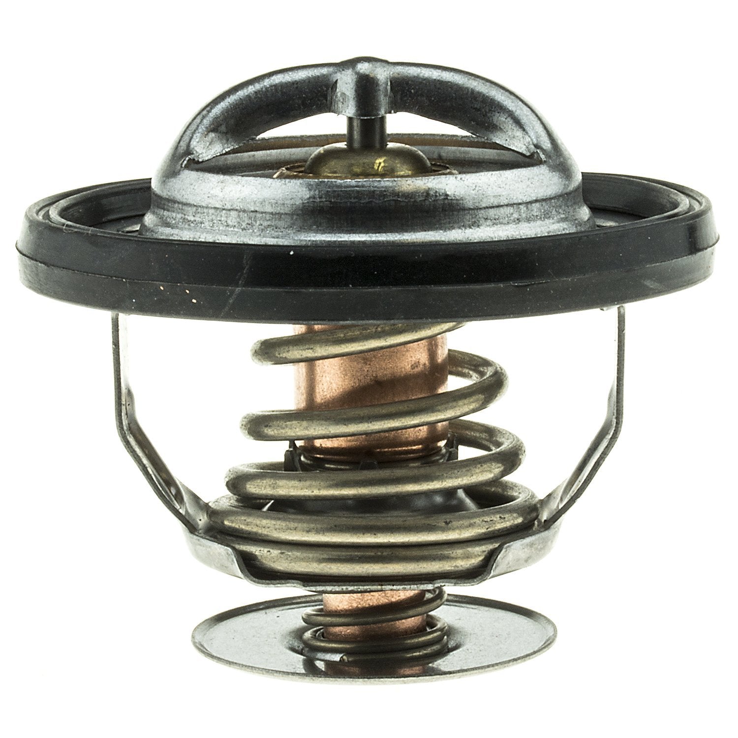 MotoRad 416-192 thermostat with seal close-up highlighting durable seal for reliable cooling system.