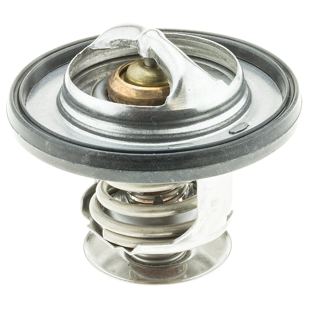 MotoRad 416-192 thermostat with seal during installation showing mounting context.