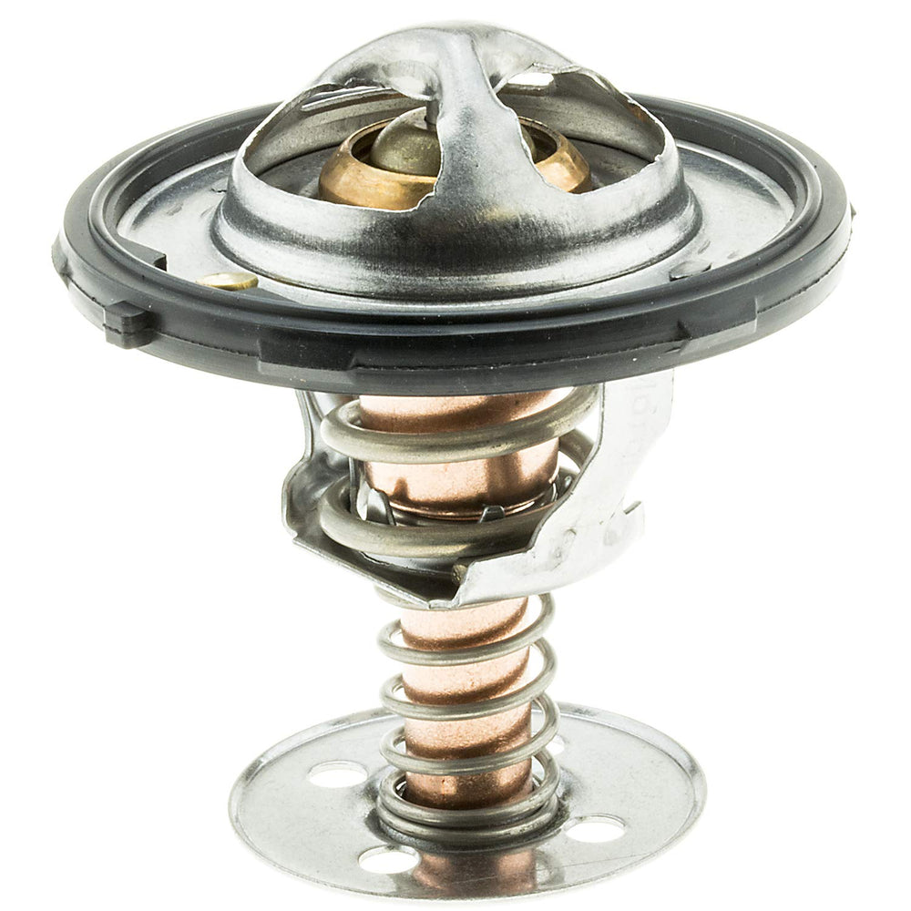 MotoRad 456-160 thermostat close-up highlighting quality valve for GM cooling.