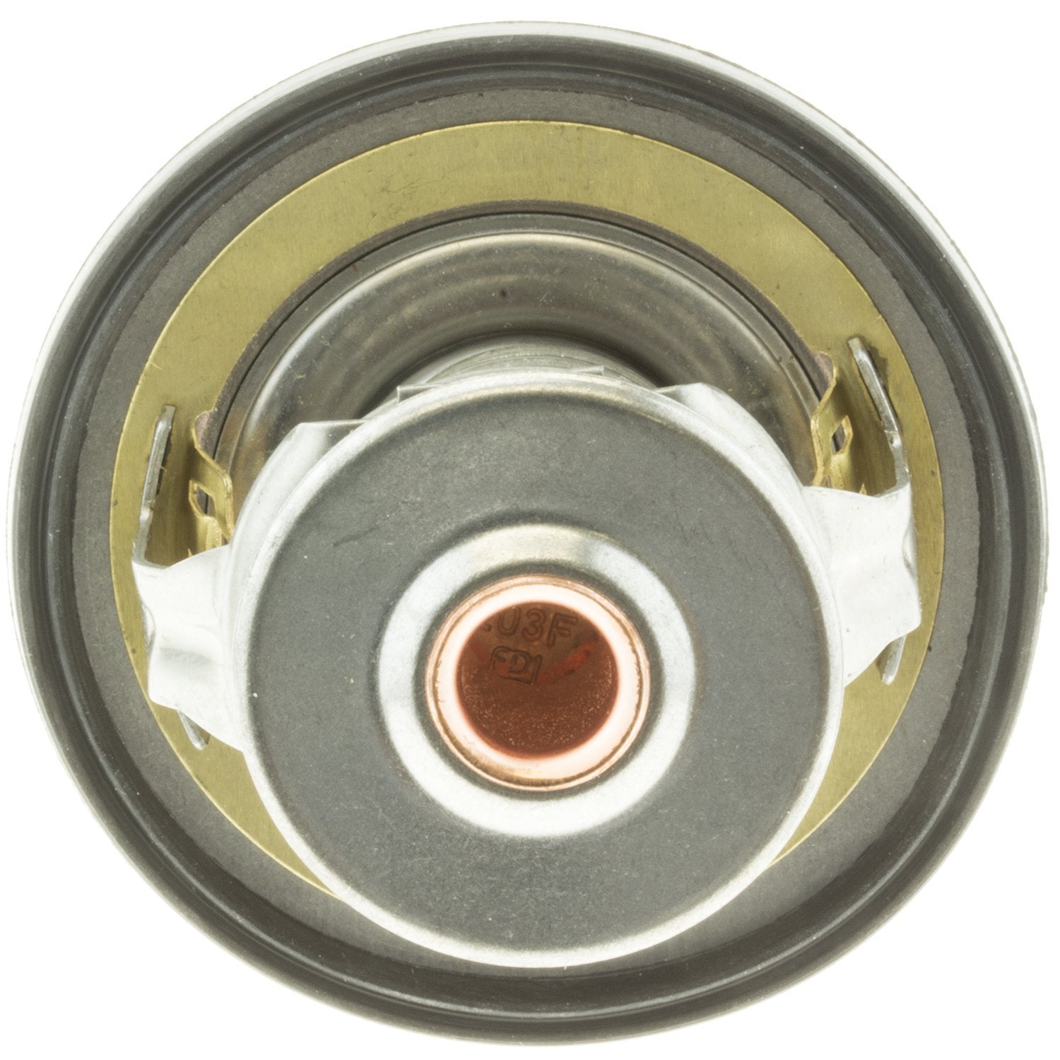 Close-up of MotoRad thermostat locking technology against engine damage