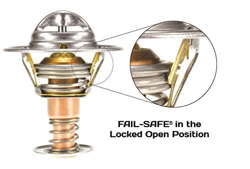 MotoRad 7426-190 cooling thermostat installed in Ford F-650/F-750 context.