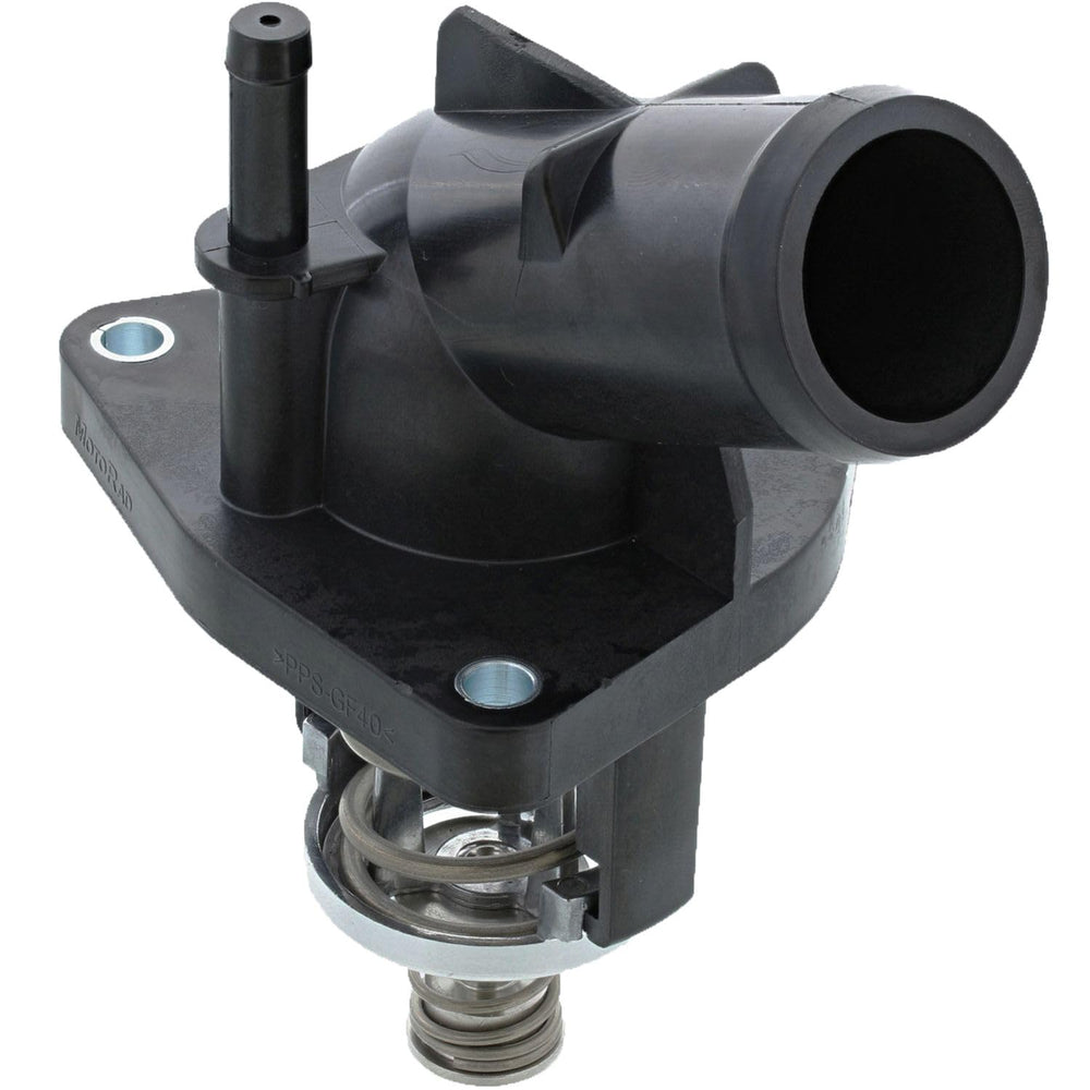 MotoRad 815-207 engine coolant thermostat housing; reliable engine temperature control for Chevy, GMC, Cadillac.