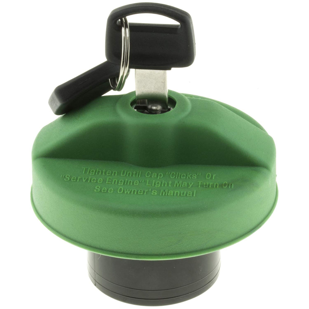 MotoRad MGC-502 locking fuel cap front view for secure fueling.