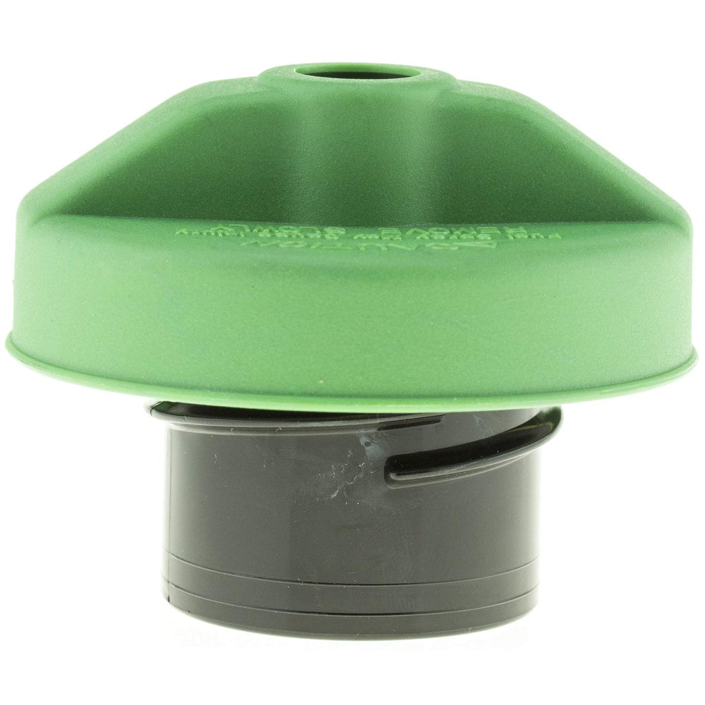 MotoRad MGC-502 locking fuel cap in locked position showing security.