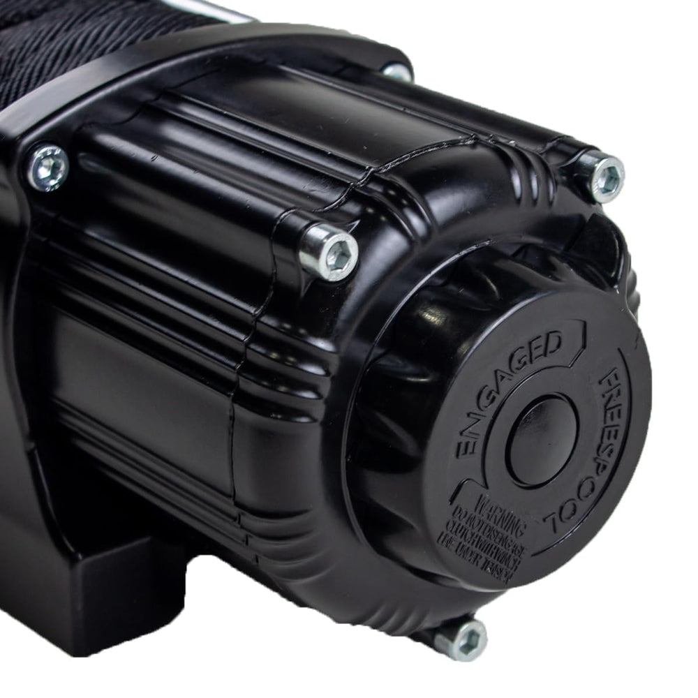 MotoAlliance Viper Midnight 4500lb winch IP68 waterproof rating visible.