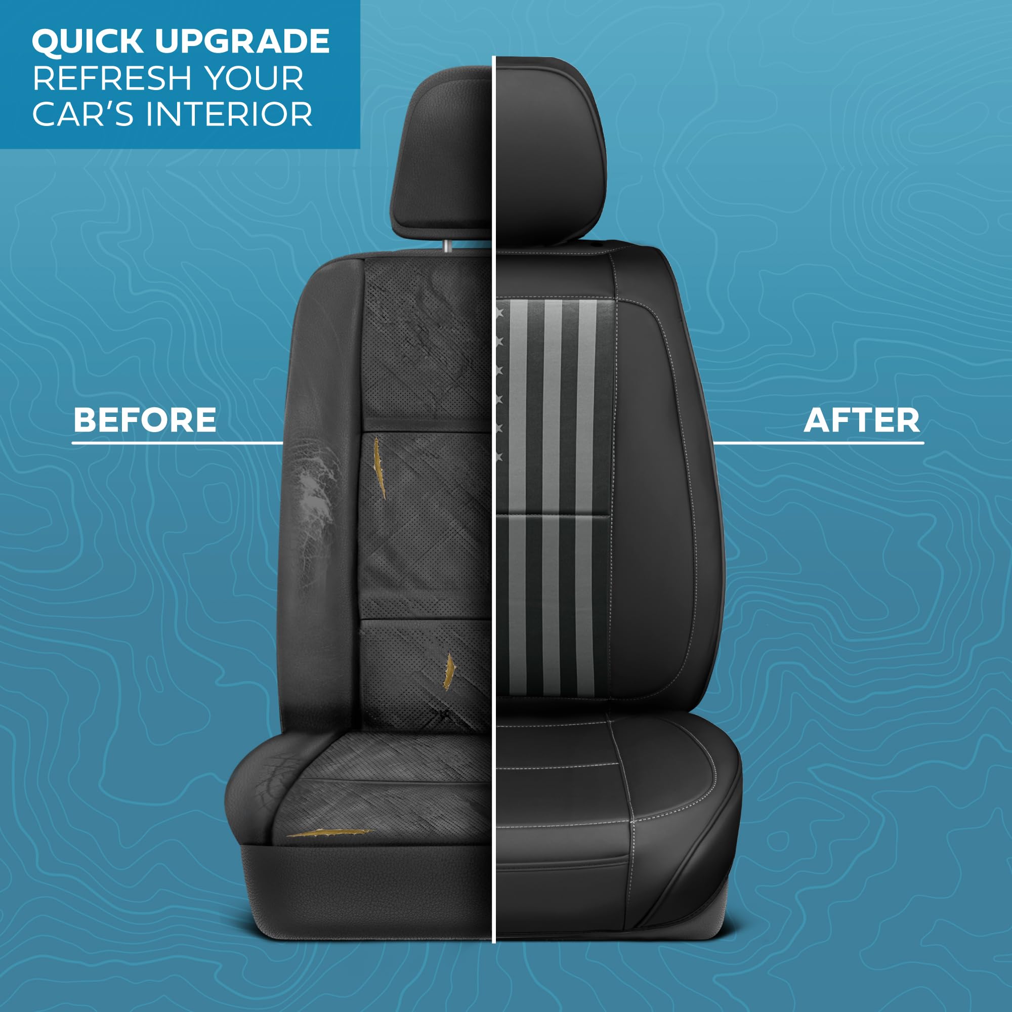 MotorBox easy-to-install over-seat design for quick interior upgrade.