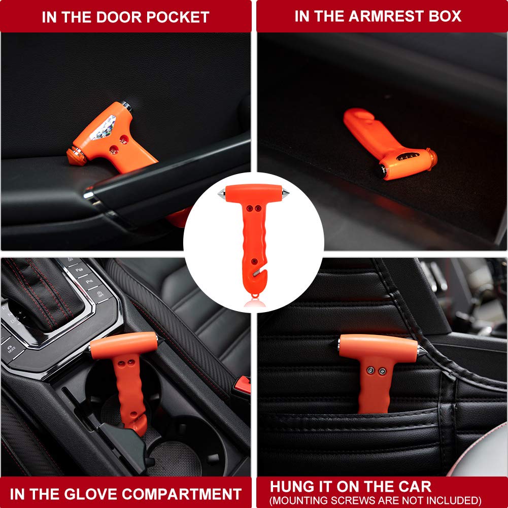 MOTORBUDDY compact in-car emergency tool for easy access