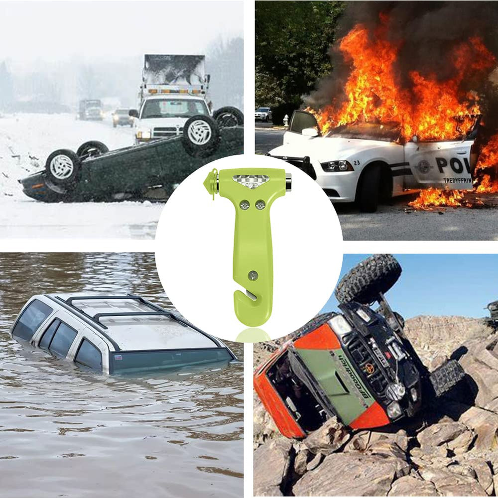 MOTORBUDDY dual-head carbon steel design for reliable glass breaking