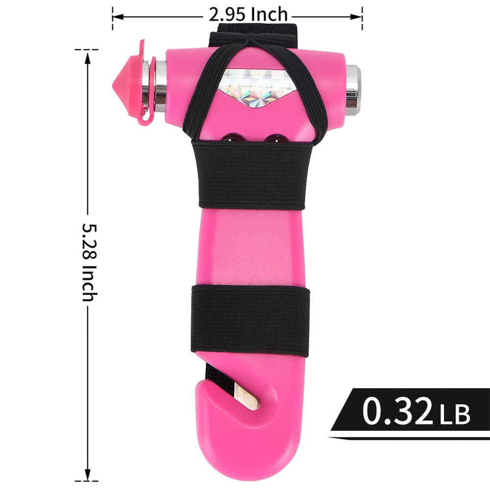 MOTORBUDDY pink emergency hammer with window breaker