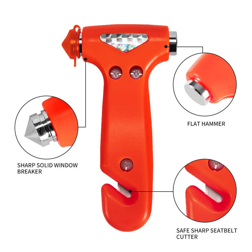 MOTORBUDDY seat belt cutter in action for fast cut in emergencies