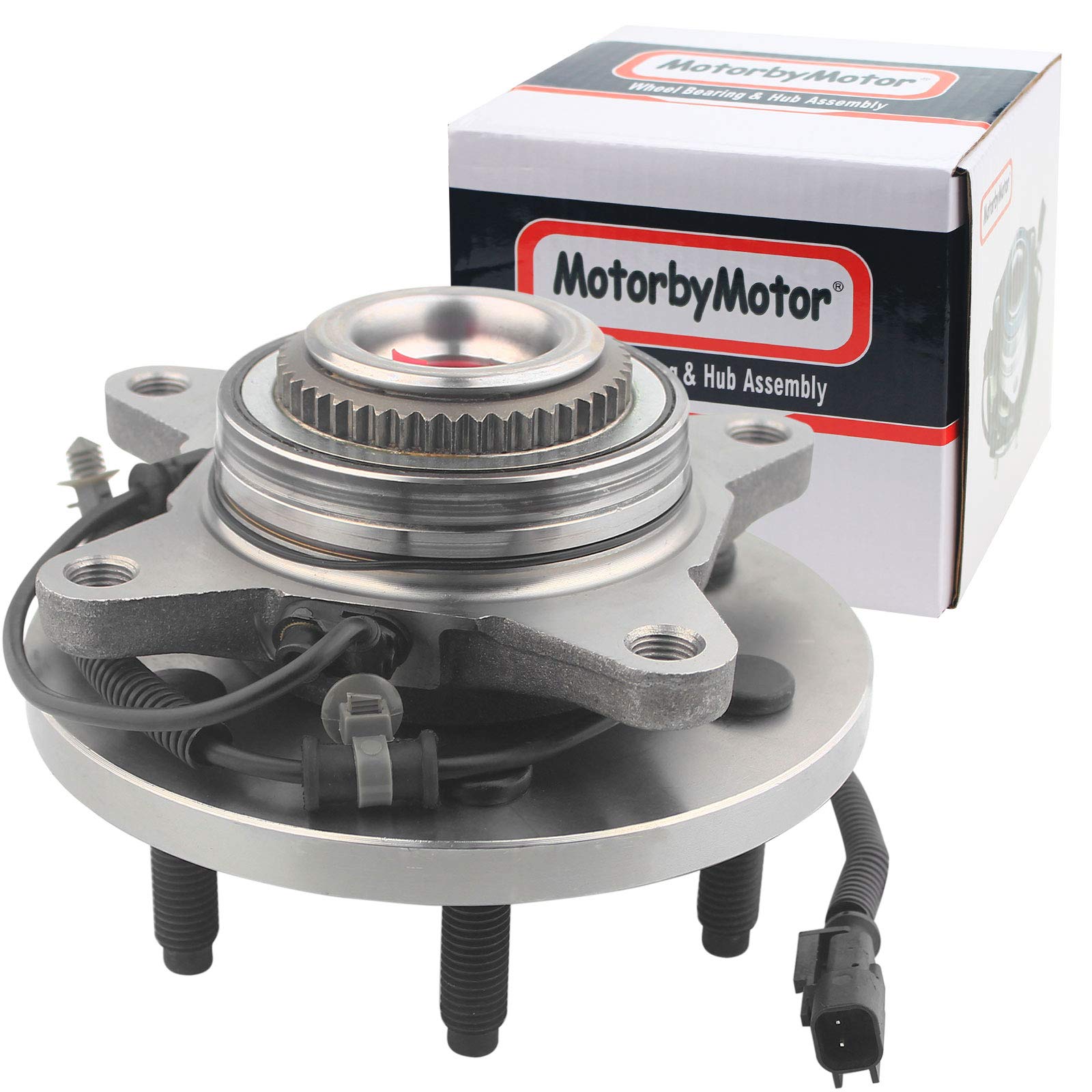 MotorbyMotor front wheel bearing hub assembly for Ford F-150 improves ride smoothness and stability.