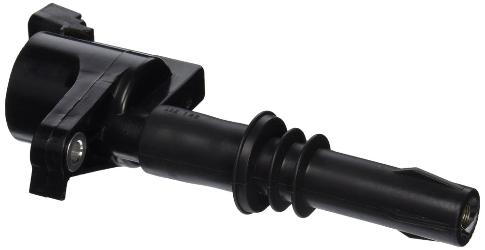Motorcraft DG511 ignition coil top view highlights sturdy construction for reliable ignition.