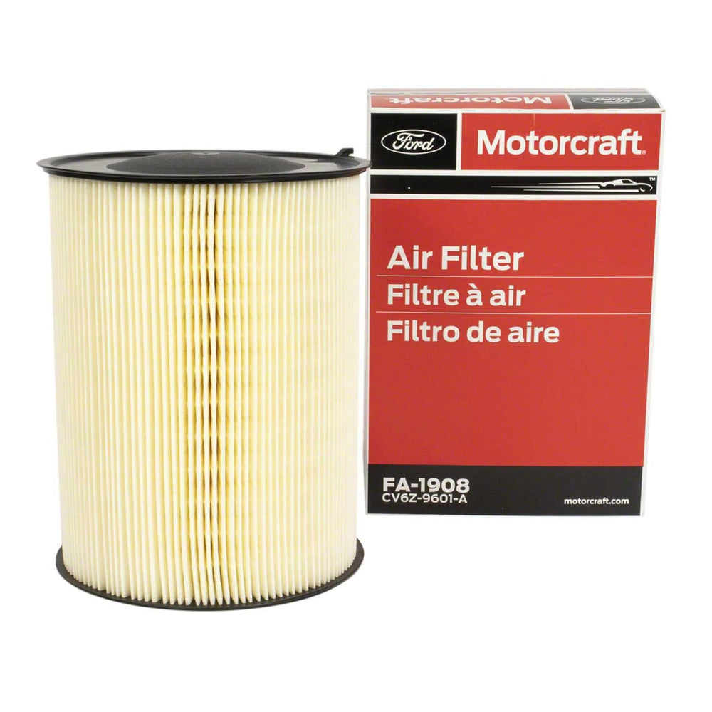 Specs sheet for Motorcraft FA1908 air cleaner facilitates maintenance planning