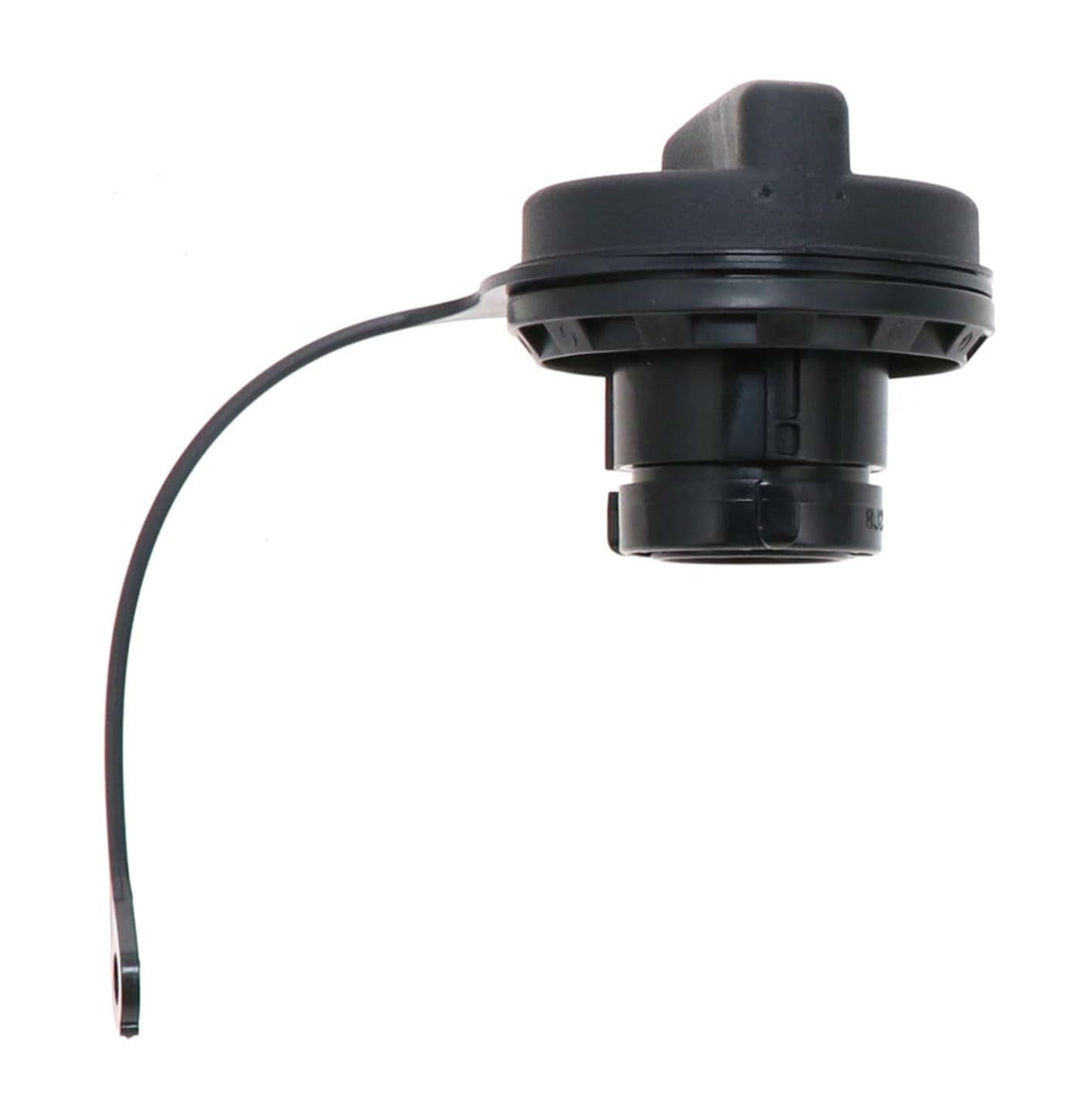 Motorcraft FC961 fuel cap side angle highlighting durable construction for long-lasting performance.