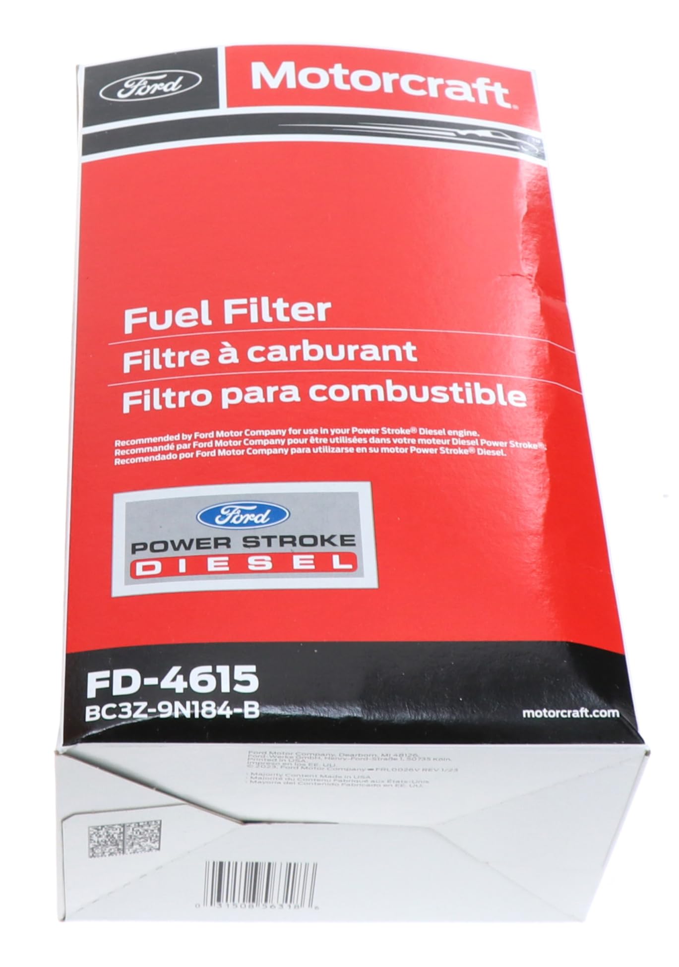 Motorcraft FD4615 fuel filter performance testing demonstrates long-life reliability.