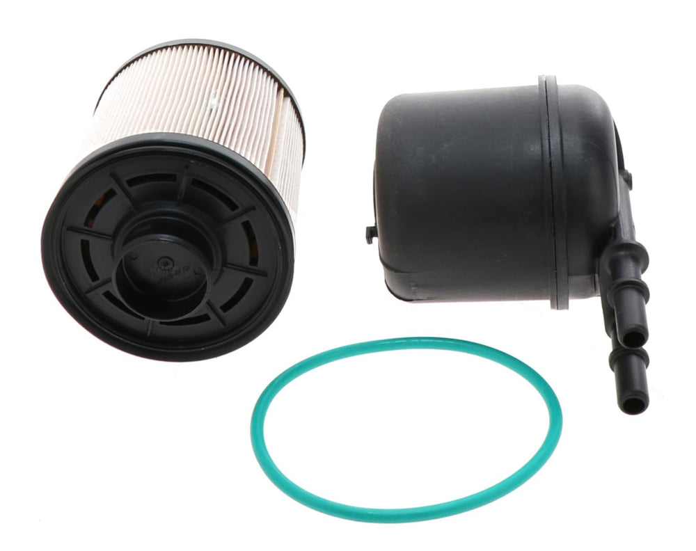 Motorcraft FD4615 fuel filter unboxed, ready for quick replacement in a Ford or Lincoln.
