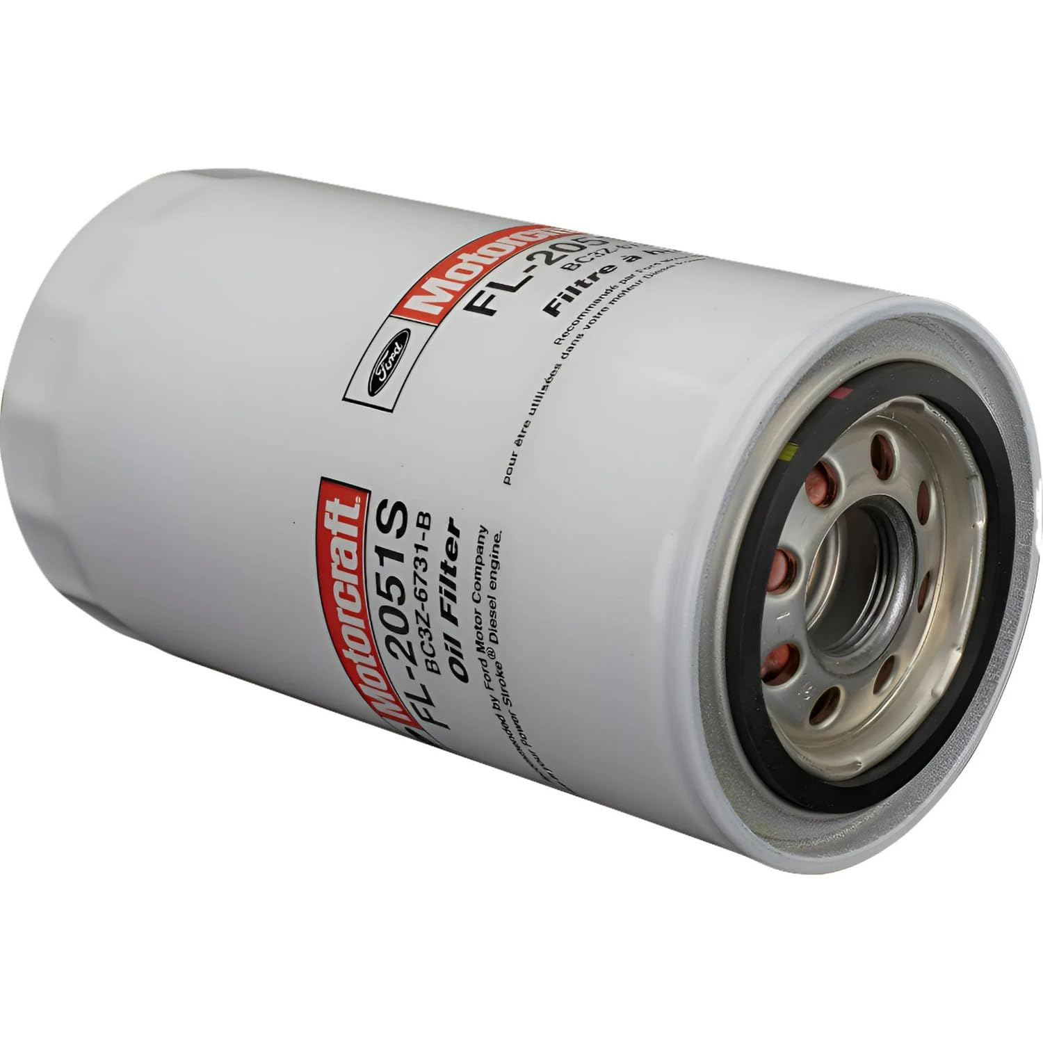 Motorcraft FL2051S 12-pack packaging image emphasizing convenient maintenance stock.