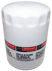 Motorcraft FL500S-12PK brand label on the packaging for authenticity