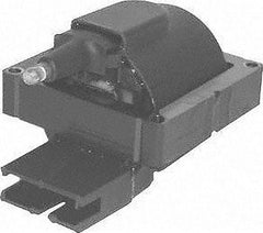 Motorcraft ignition coil close-up showing durable design for reliable ignition and engine startup.