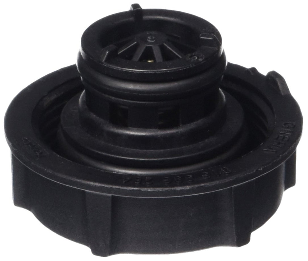 Motorcraft RS531 radiator cap close-up showing seal to maintain cooling system pressure