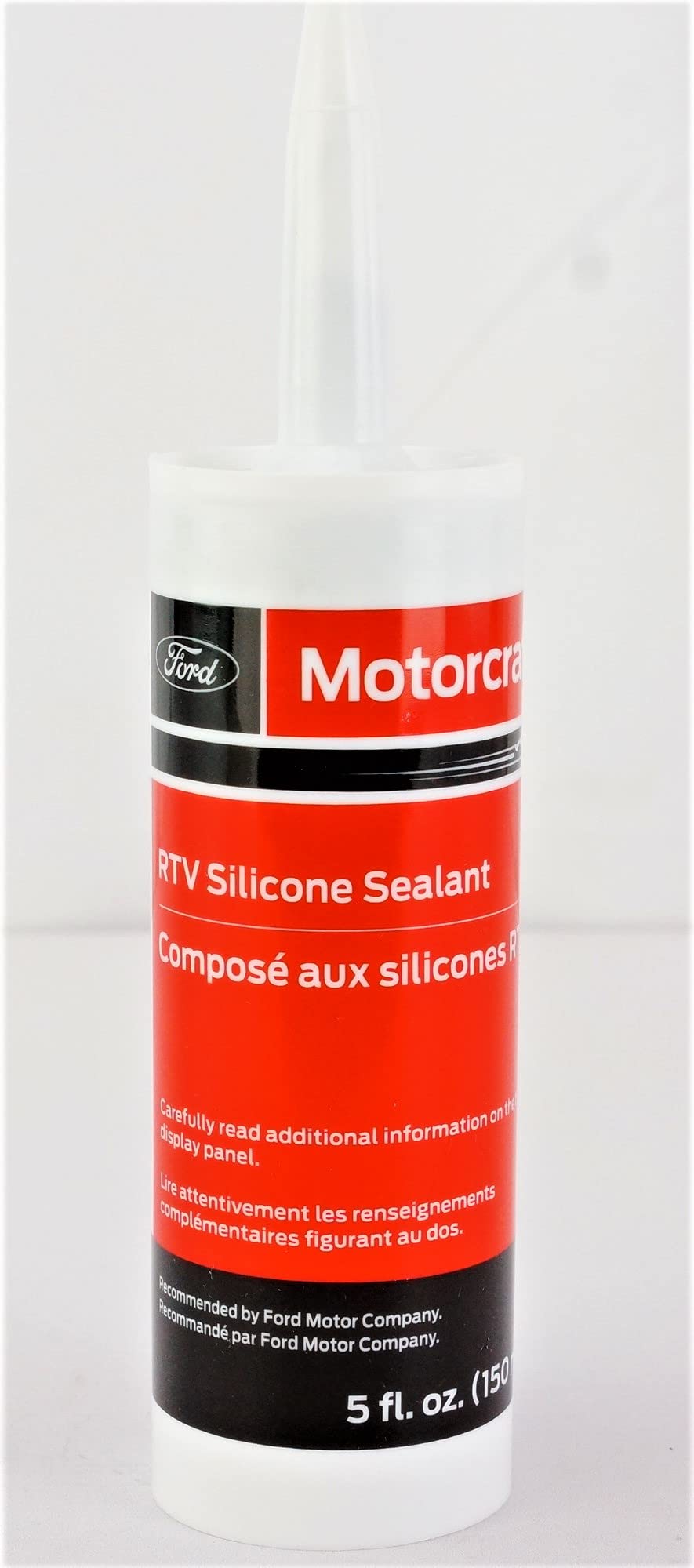 Motorcraft RTV sealant front view, authentic OEM part for reliable sealing.