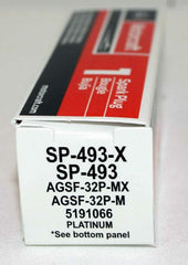 Pack of eight Motorcraft SP-493 plugs ready for maintenance