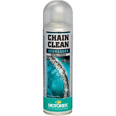 Motorex Chain Clean aerosol 611 ml for thorough chain cleaning and easy maintenance.