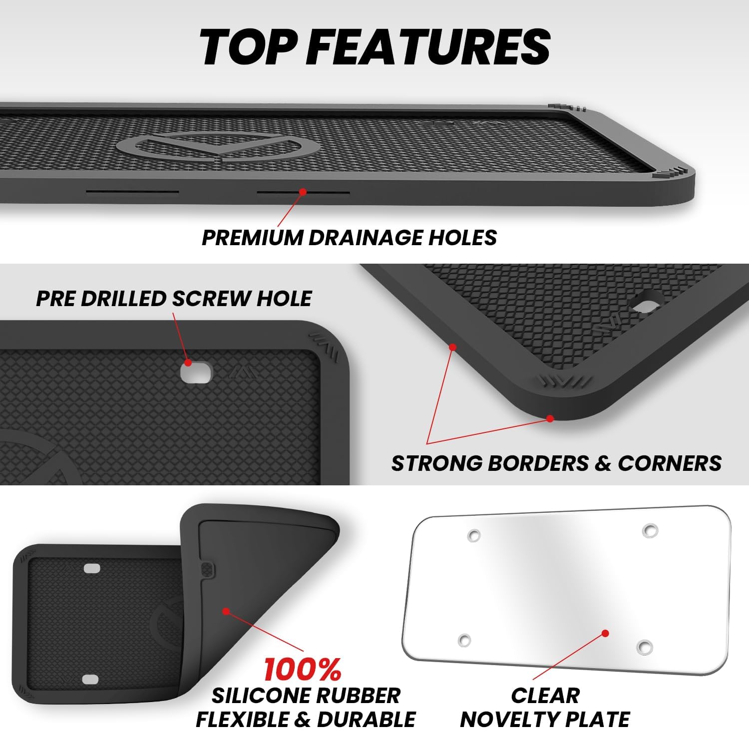 Patented MotorFi design adds premium look to license plates
