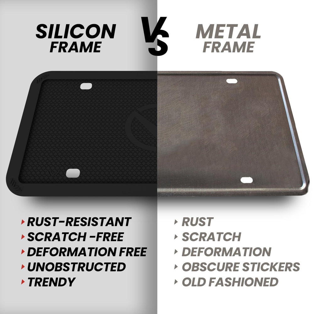 Value-packed MotorFi license plate frames and covers for all cars