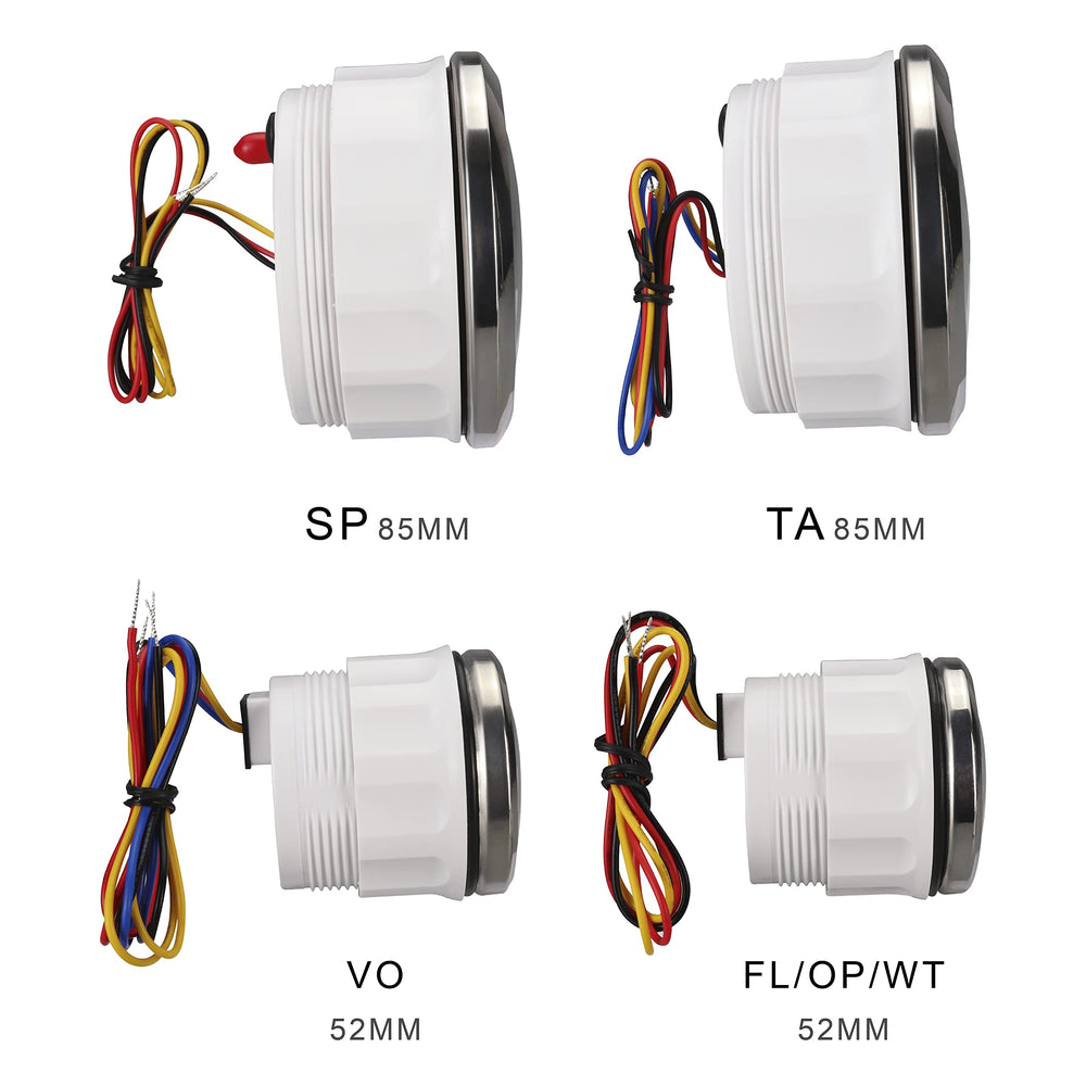 Motor Meter Racing W PRO fuel gauge 52mm helps monitor remaining range