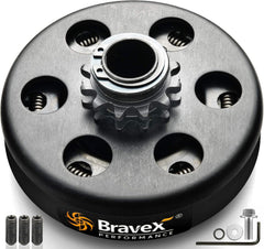 Motovecor centrifugal clutch with 12T for 35 chain improves go-kart reliability