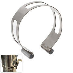 MOTOQUEEN 3-inch stainless exhaust tacking band clamp-on securing parts for precise welding