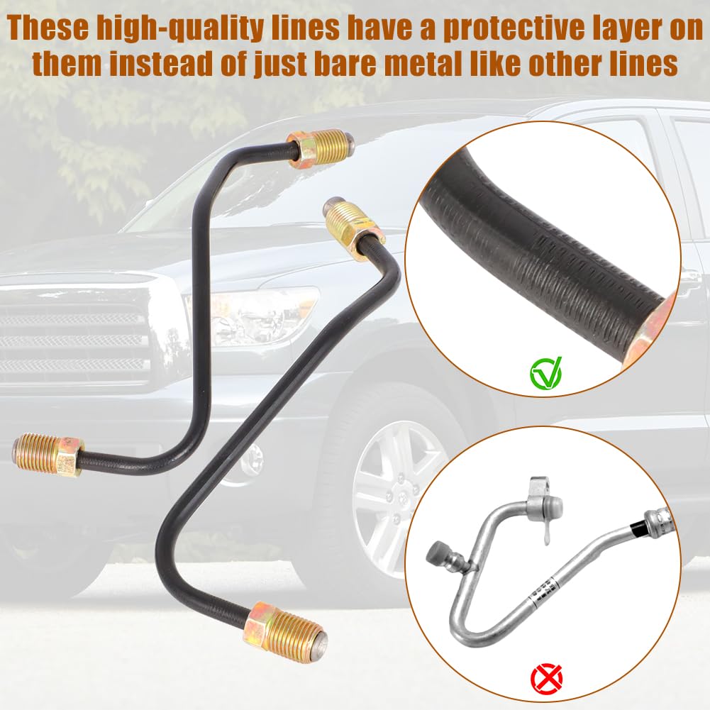 MOTOQUEEN temperature-stable brake line performs under high heat during braking.