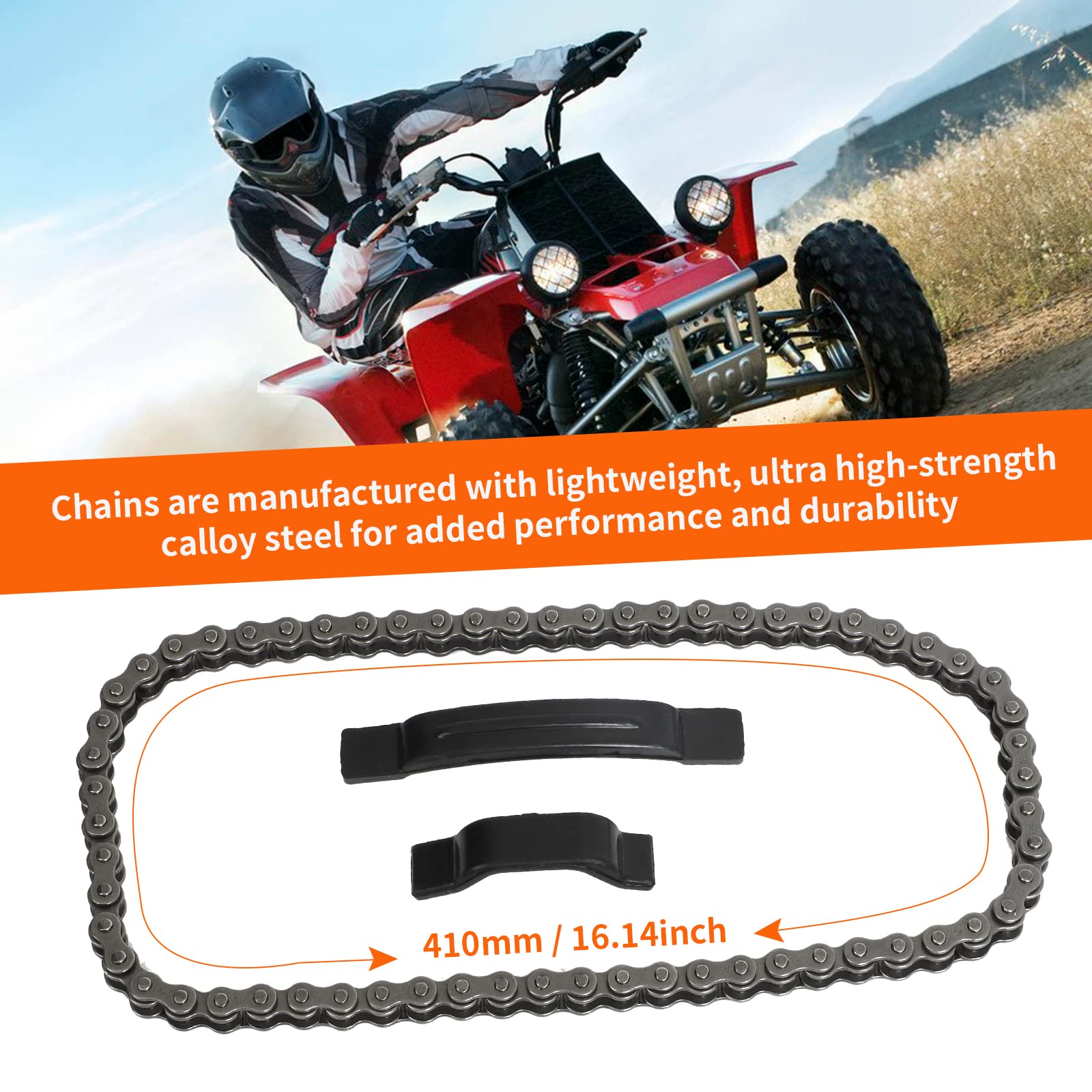 MOTOQUEEN installation demo showing chain fitment on your engine.