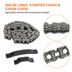 MOTOQUEEN packaged set includes the chain and tensioner guides.