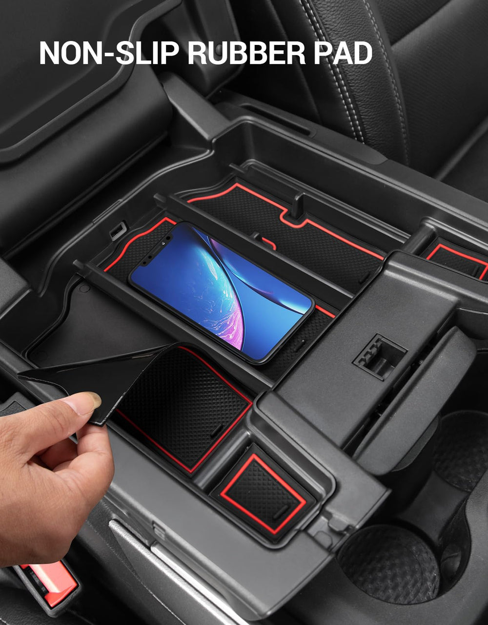 Motrobe center console organizer tray ABS durability build