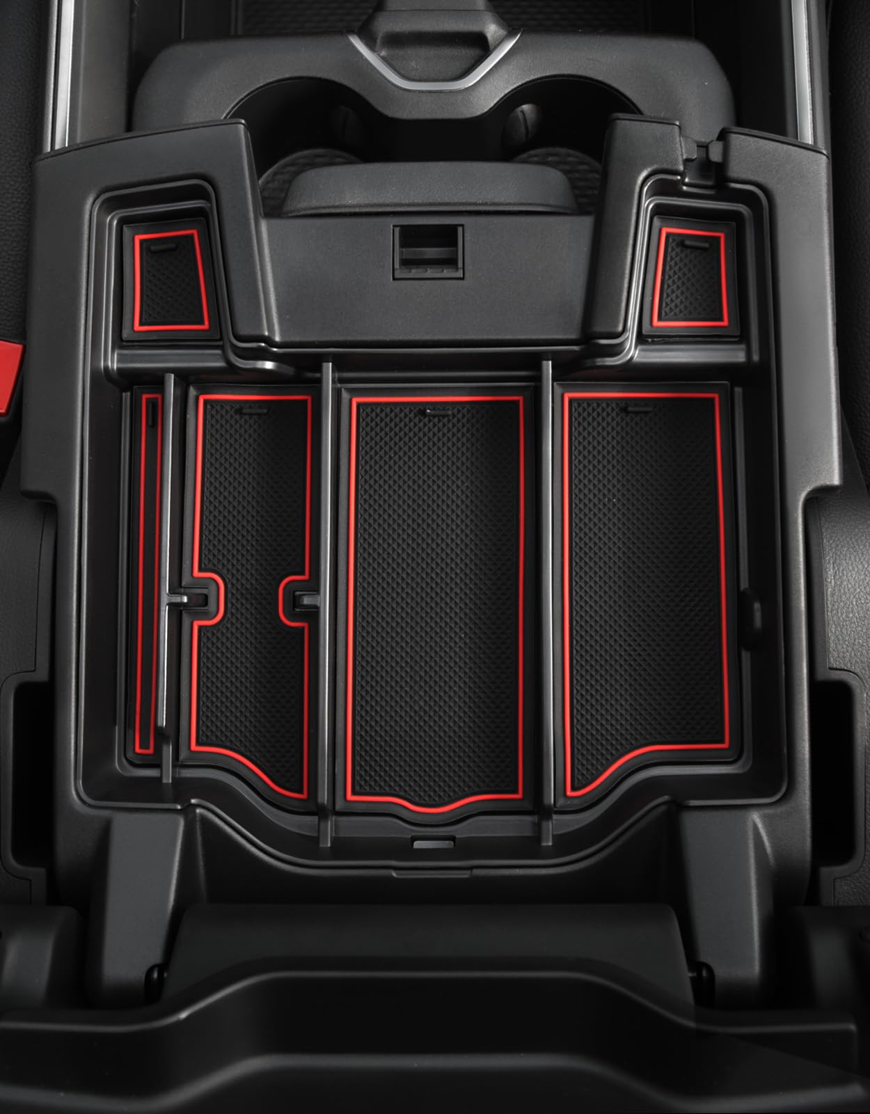 Motrobe dodge ram center console organizer closeup highlights edge quality