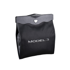 Motrobe Model 3 trash can with magnetic open-close for quick access.