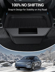 Motrobe Model Y Juniper organizer with side-locking system for quiet rides