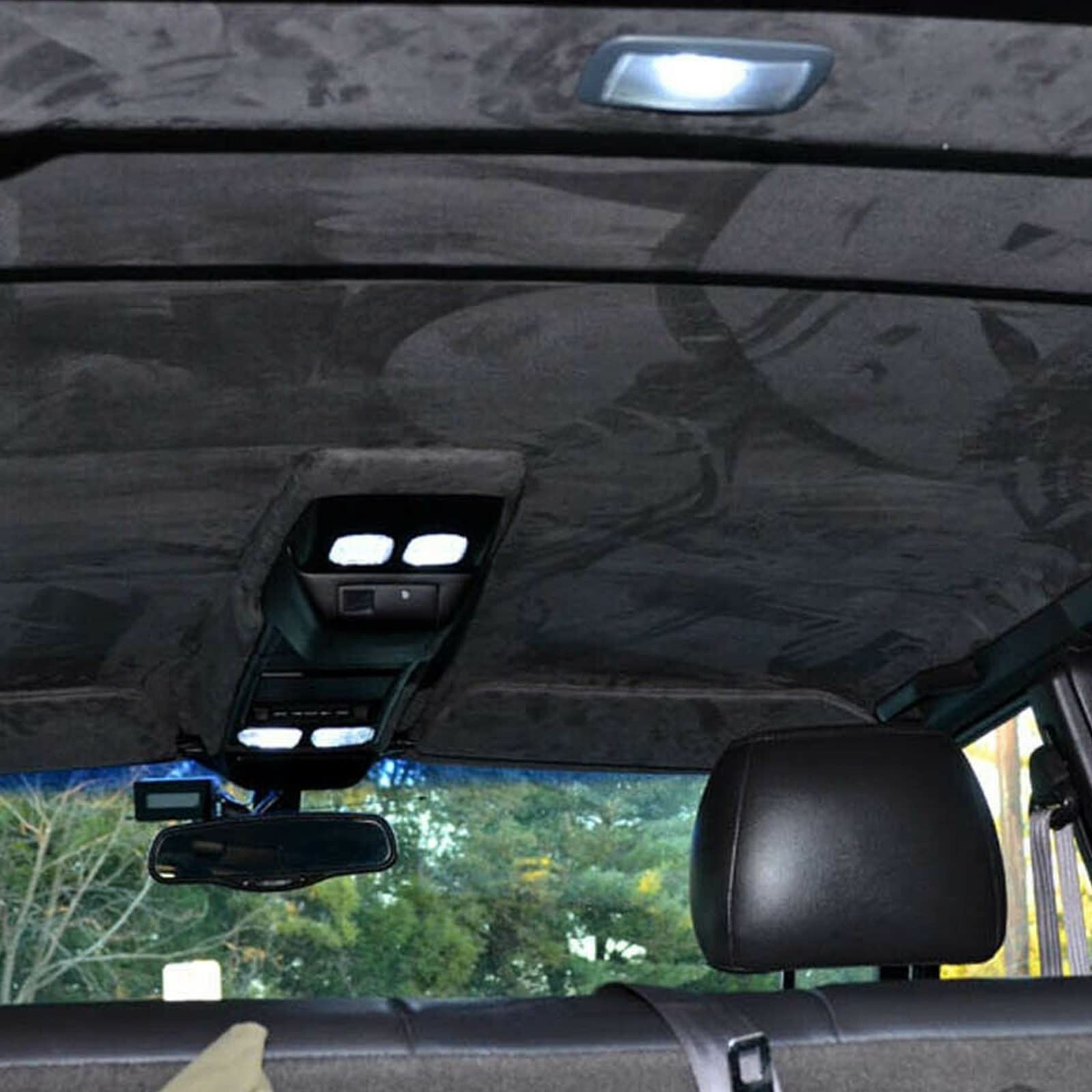 MOTUKA headliner folded delivery note showing easy lay-flat installation