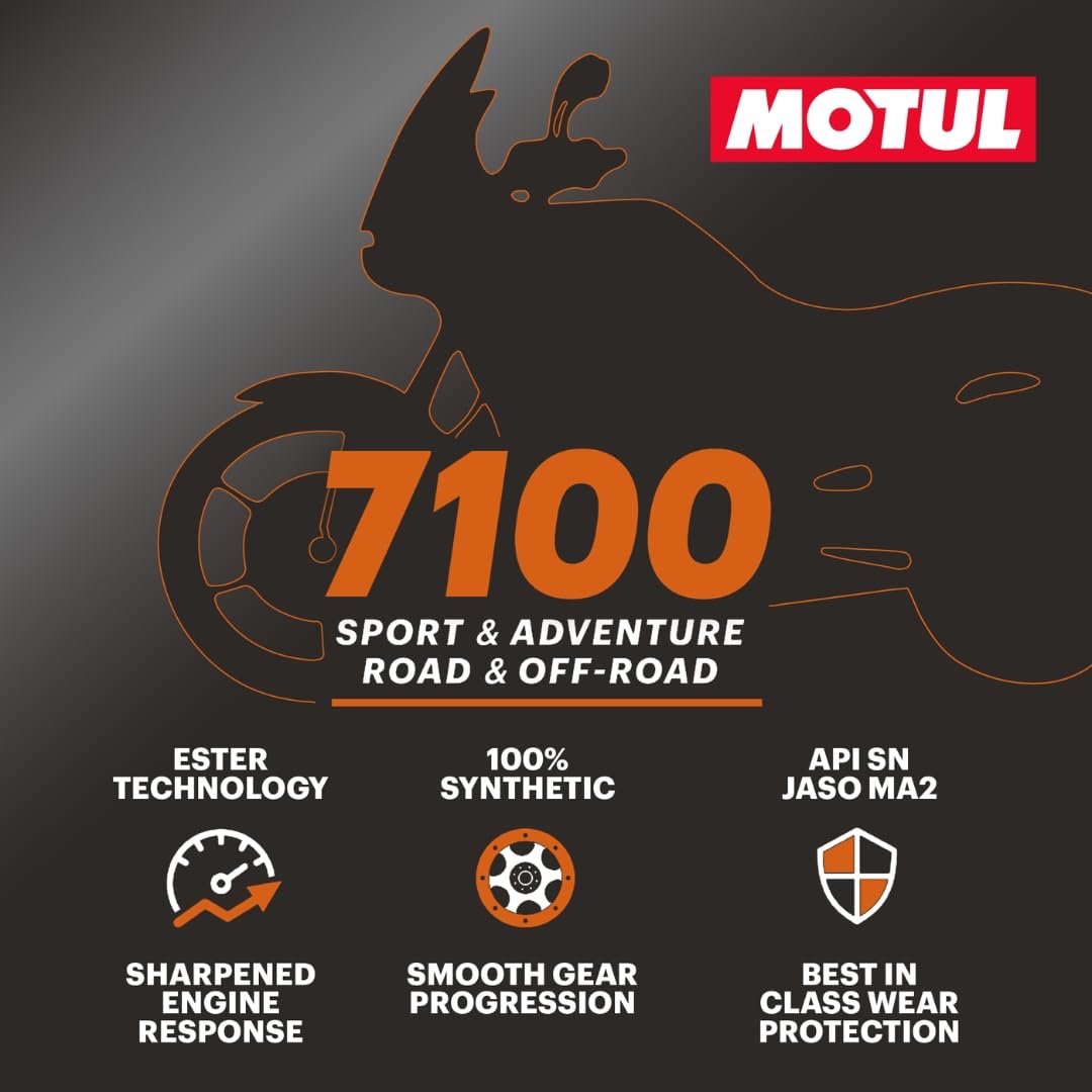 Motul 7100 15W-50 packaging recyclable materials highlights eco-friendly packaging.