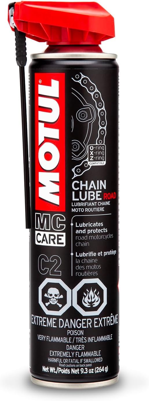 Motul C2 Chain Lube Road can ready for motorcycle maintenance