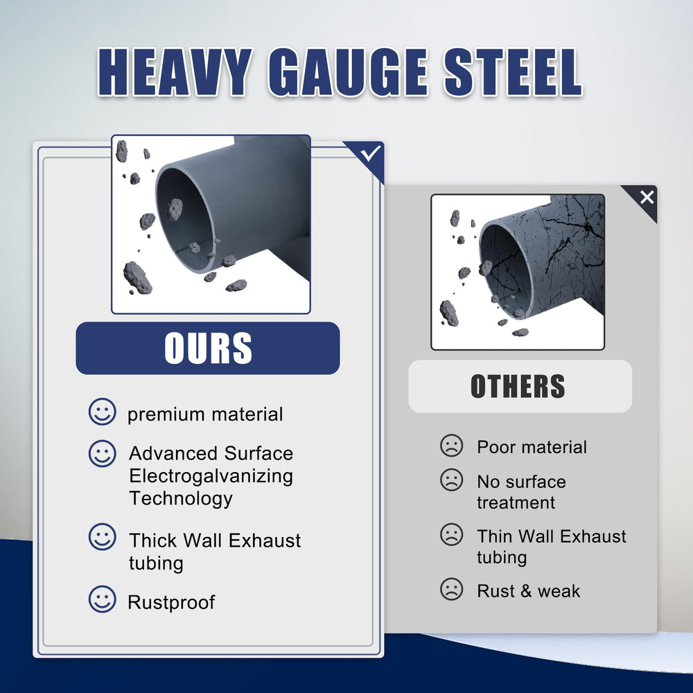 Mountainpeak e-coating inside-out crossmember protection on steel component.